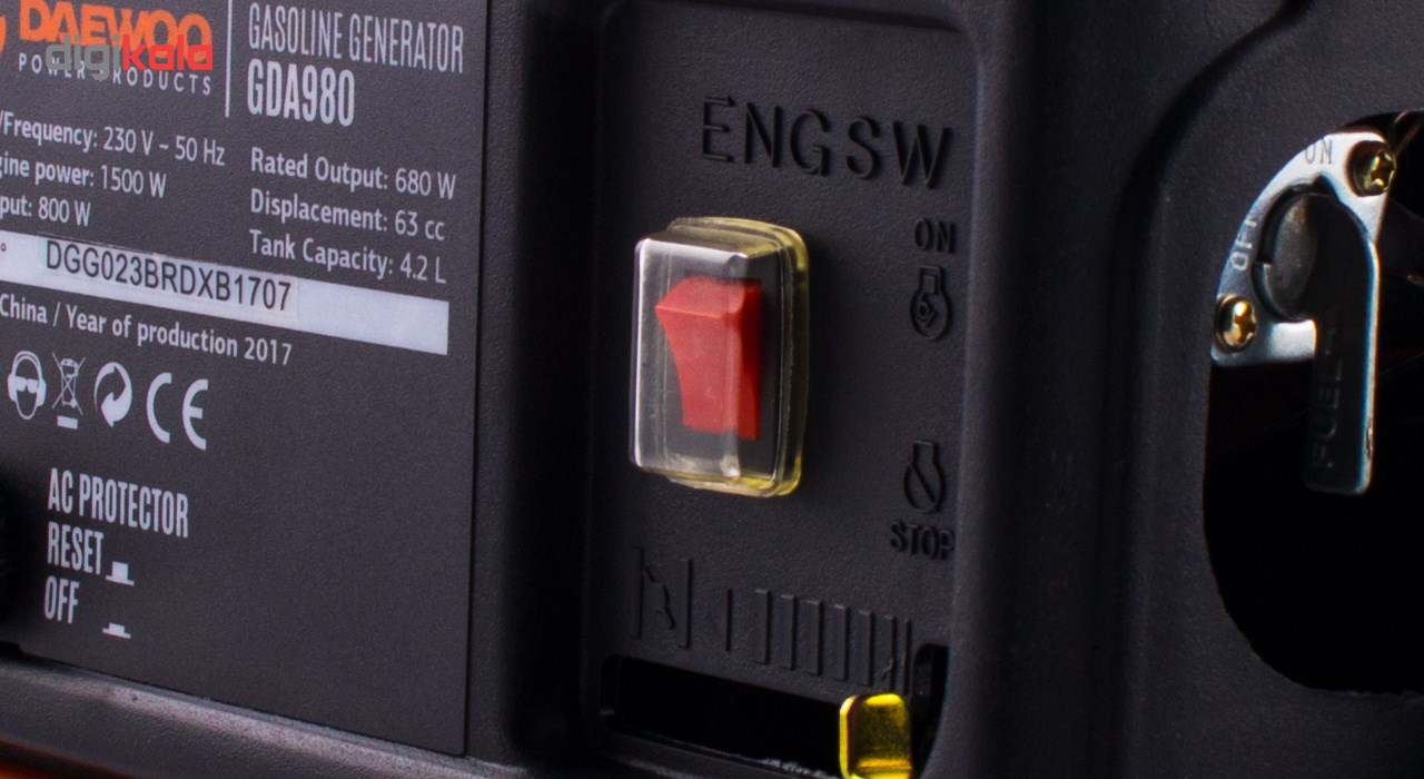 موتور برق0.8 کیلو وات دوو مدل GDA980