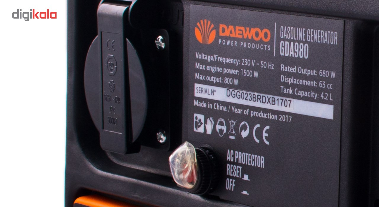 موتور برق0.8 کیلو وات دوو مدل GDA980