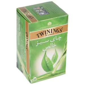چای سبز کیسه ای توینینگز بسته 20 عددی