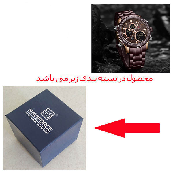 ساعت مچی عقربهای مردانه نیوی فورس مدل NF9182 RGC ساعت مچی عقربهای مردانه نیوی فورس مدل NF9182 RGC