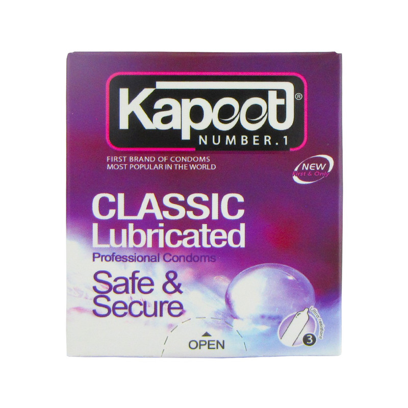 کاندوم کاپوت مدل Classic Lubricated بسته 3 عددی کاندوم کاپوت مدل Classic Lubricated بسته 3 عددی