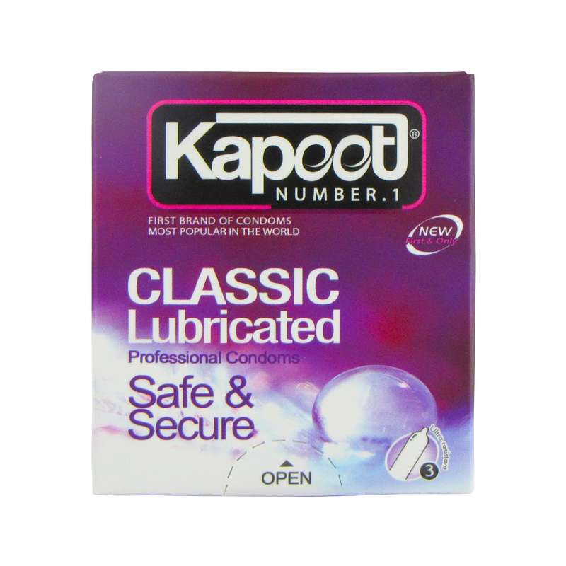 کاندوم کاپوت مدل Classic Lubricated بسته 3 عددی کاندوم کاپوت مدل Classic Lubricated بسته 3 عددی
