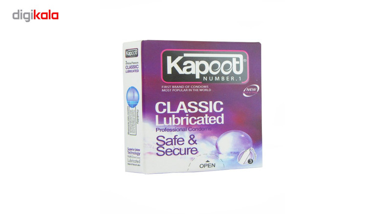 کاندوم کاپوت مدل Classic Lubricated بسته 3 عددی کاندوم کاپوت مدل Classic Lubricated بسته 3 عددی