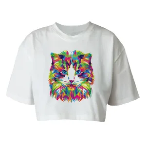 کراپ‌تاپ آستین کوتاه زنانه کد  s 84