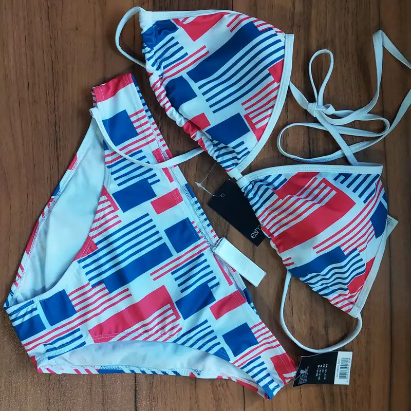 مایو زنانه اسمارا مدل 2 رنگ آبی