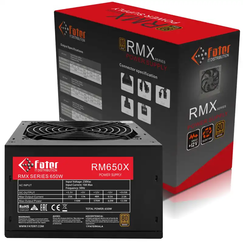 منبع تغذیه کامپیوتر فاطر مدل RM650X