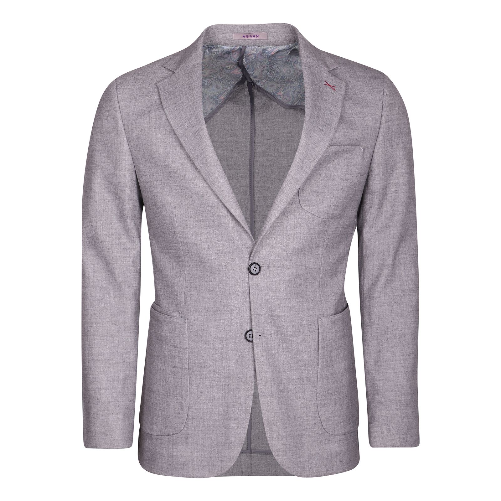 کت تک مردانه آریوان مدل B022 وصله دار -  - 1