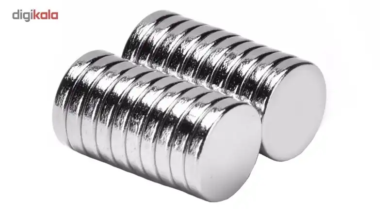 آهن ربا مدل استوانه 10x2 میلی متری بسته 20 عددی