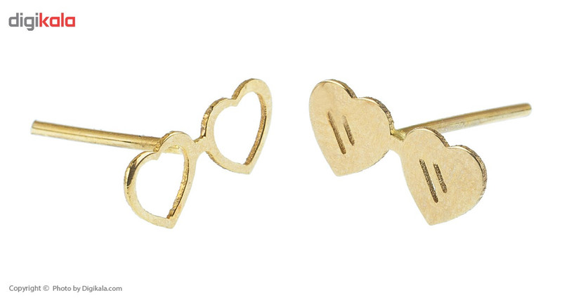 گوشواره طلا 18 عیار زنانه ماهک مدل ME0641 - 4