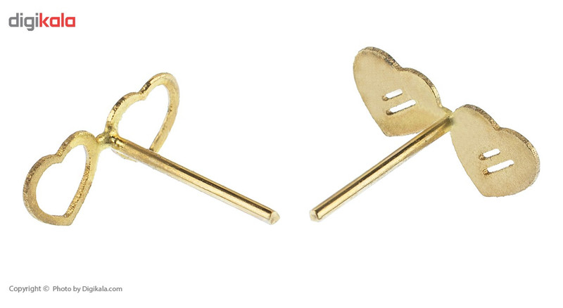گوشواره طلا 18 عیار زنانه ماهک مدل ME0641 - 3