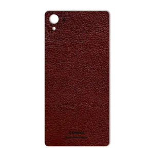 MAHOOT Natural Leather Cover Sticker for Sony Xperia X