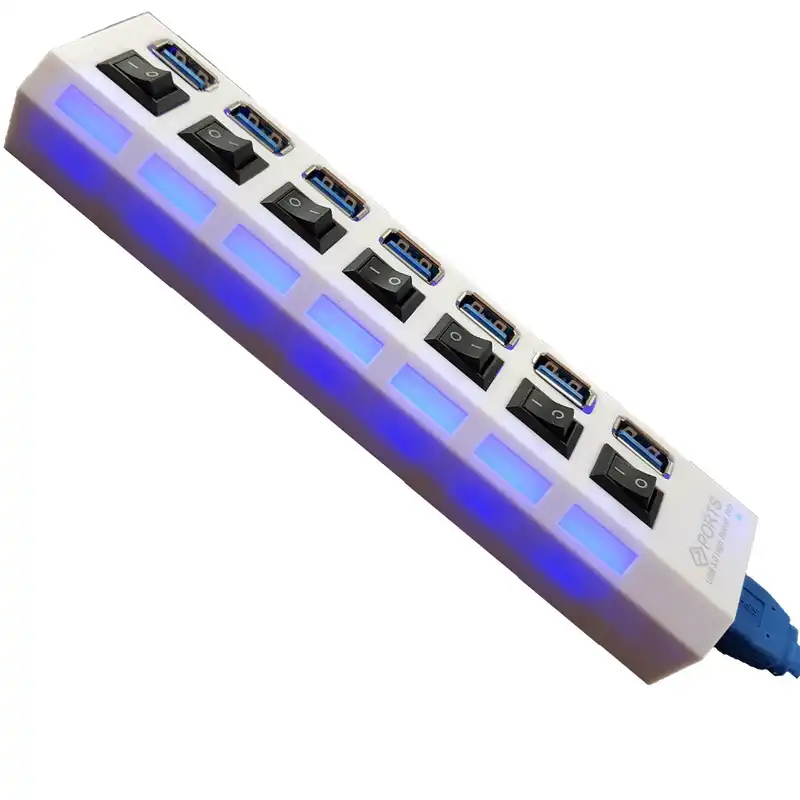 USB 3.0 هاب 7 پورت روس مدل Hi Speed