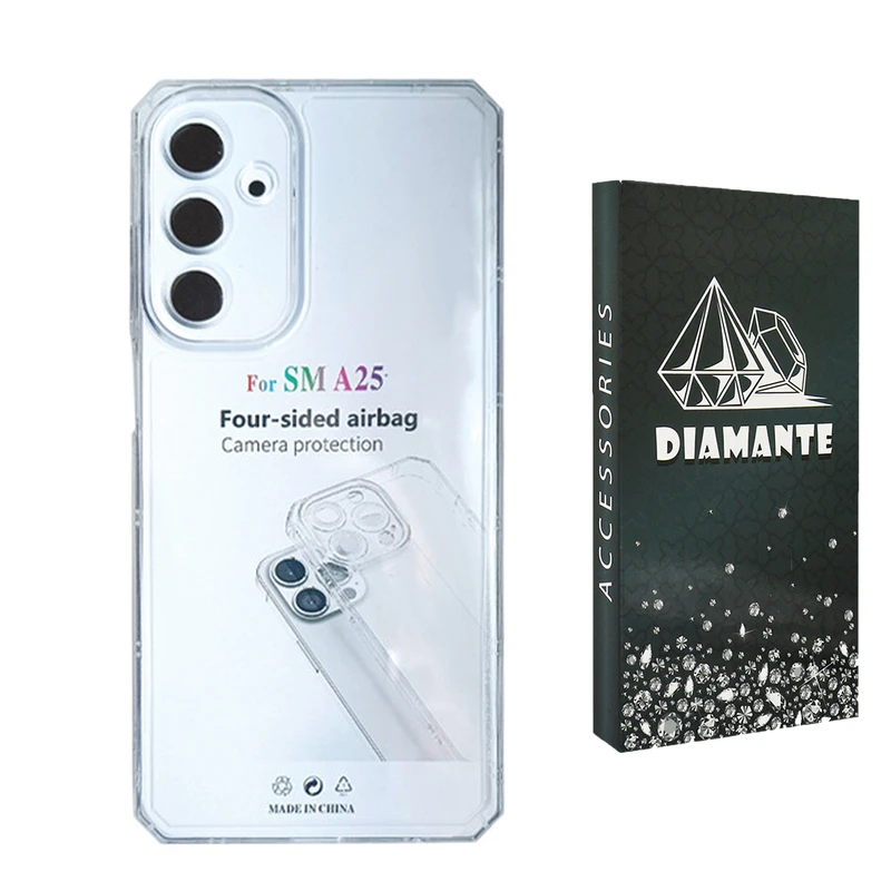 کاور دیامانته مدل Nahid Navy مناسب برای گوشی موبایل سامسونگ Galaxy A25