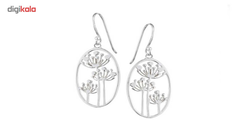 گوشواره نقره المنت مدل E3807