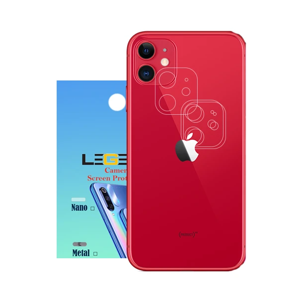 محافظ لنز گوشی موبایل مدل nano-03 مناسب برای گوشی موبایل اپل iphone 11 بسته 3 عددی