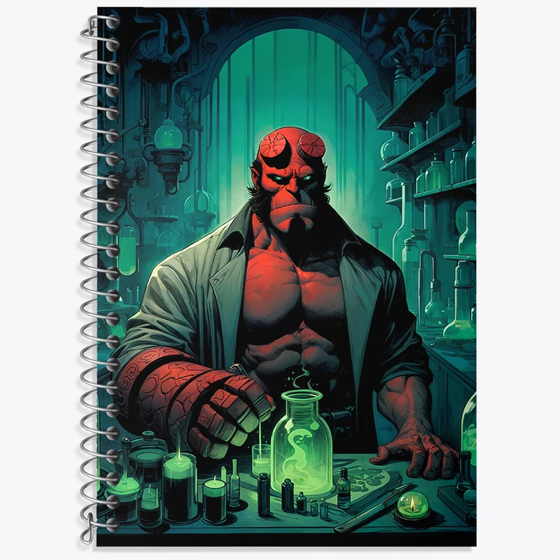 دفتر لغت 50 برگ خندالو طرح پسر جهنمی (Hellboy) کد N4957