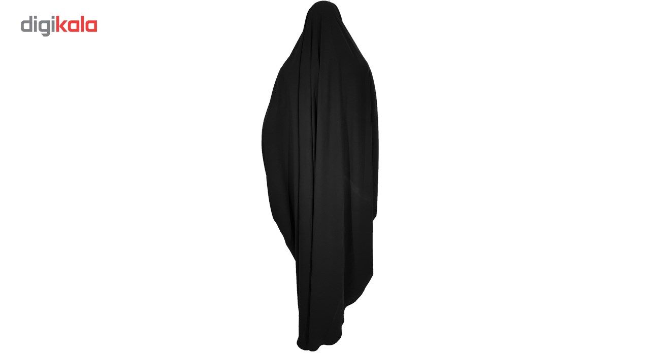 چادر صدفی حریرالاسود طرح دار حجاب حدیث کد 116 -  - 6