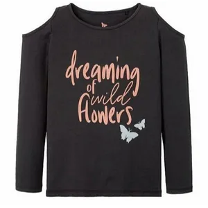 بلوز آستین آستین بلند دخترانه پیپرتس مدل rosh101