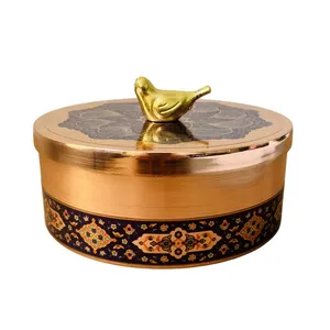 شکلات خوری مسی مدل نقش دار کد ZH356.1 