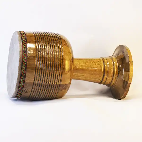 تنبک حلمی مدل ترکه ای پوست گوساله