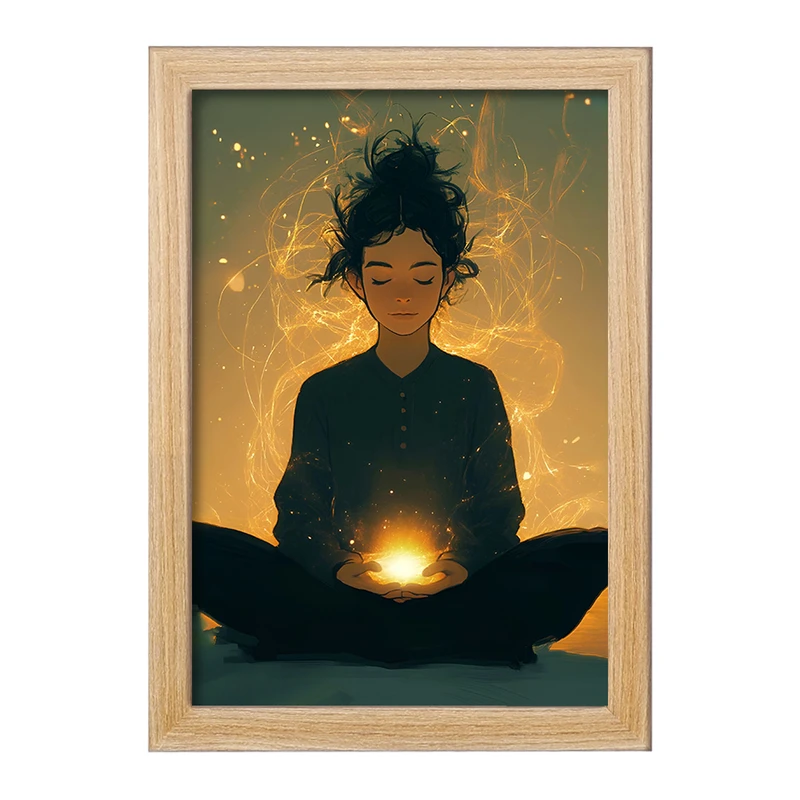 تابلو خندالو مدل مدیتیشن (Meditation) کد F8896