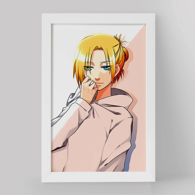 تابلو خندالو مدل کریستا انیمه اتک آن تایتان Attack on Titan کد 18548