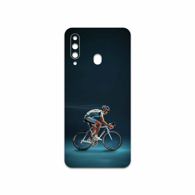 برچسب پوششی ماهوت مدل Road cycling مناسب برای گوشی موبایل سامسونگ Galaxy A60