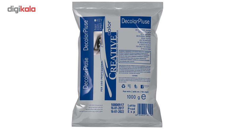 پودر دکلره کریتیو مدل DecolorPlus مقدار 1000 گرم پودر دکلره کریتیو مدل DecolorPlus مقدار 1000 گرم