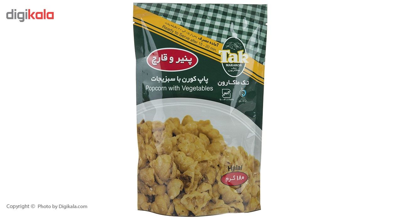 ماکارونی تک ماکارون مقدار 180 گرمی بسته 2 عددی به همراه 1 بسته هدیه