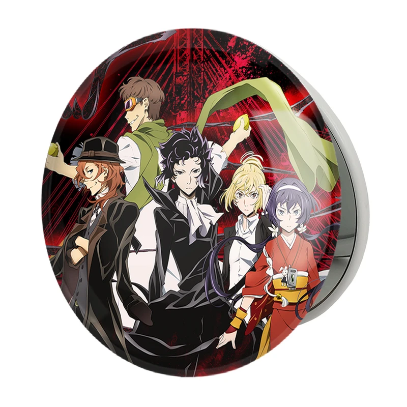 آینه جیبی خندالو طرح مافیای بندر انیمه سگ های ولگرد بانگو مدل تاشو کد 11776 