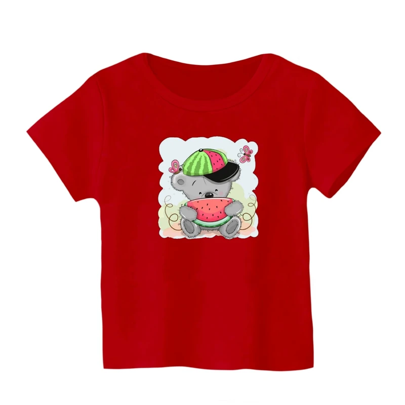 تی شرت آستین کوتاه بچگانه مدل کوالا و هندوانه یلدایی