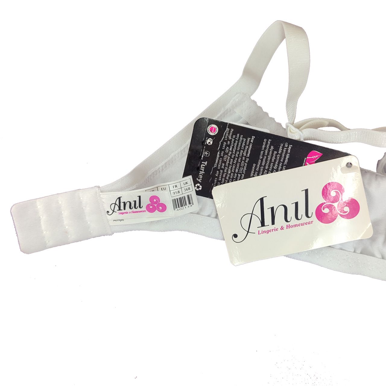 سوتین زنانه آنیل مدل 0512 سفید -  - 4