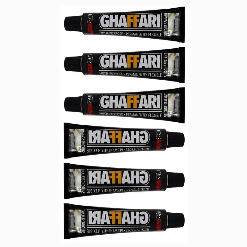 چسب آکواریوم غفاری مدل مگاسیل SUB حجم 30 میلی لیتر بسته 6 عددی