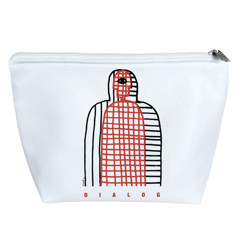 کیف لوازم آرایش دخترانه خندالو مدل دیالوگ کد 7197