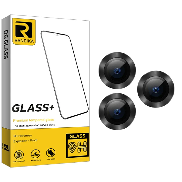 محافظ لنز دوربین راندیکا مدل Glass FLL فلزی مناسب برای گوشی موبایل اپل iPhone 13 Pro