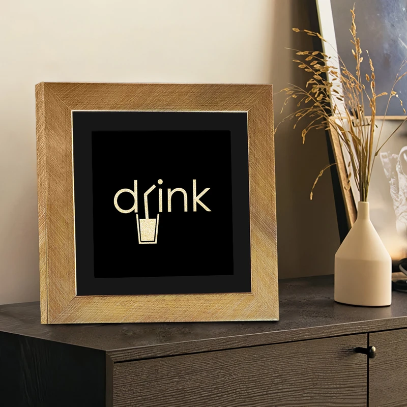 تابلو بکلیت طرح دکوری Drink مدل T-126 