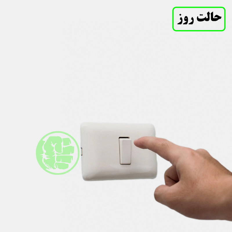 استیکر تزئینی موبایل و تبلت مدل شبنما طرح مشت هالک