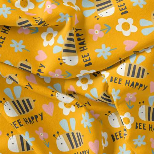   پارچه ملحفه پارچه باما مدل مخمل زنبور و گل کد 5011105