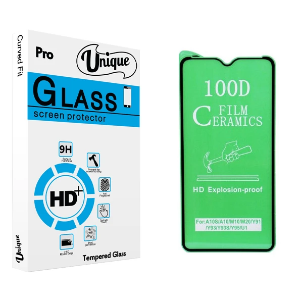 محافظ صفحه نمایش سرامیکی يونيک مدل +Clear مناسب برای گوشی موبایل سامسونگ Galaxy A10 / A10s / M10
