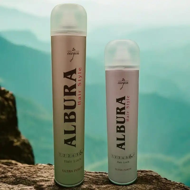 اسپری چسب مو آلبورا مدل Ultra Forte حجم 250 میلی لیتر به همراه اسپری چسب مو آلبورا مدل Ultra Forte حجم 400 میلی لیتر