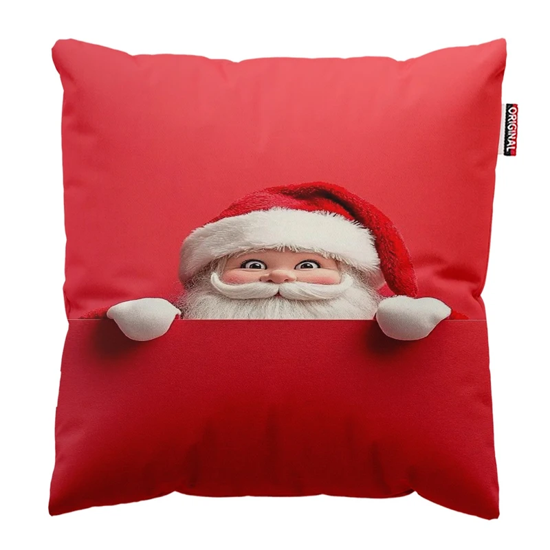 کوسن پاد آفرین مدل بابانوئل کد 812 سایز 30*30 سانتی متر