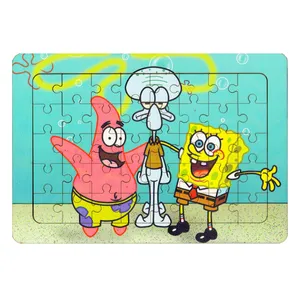 پازل 40 تکه مدل باب اسفنجی و پاتریک کد XB 01 