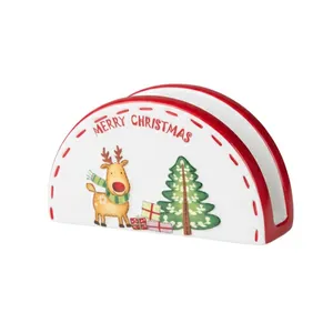 نگهدارنده دستمال کاغذی طرح کریسمس مدل Santa کد 110