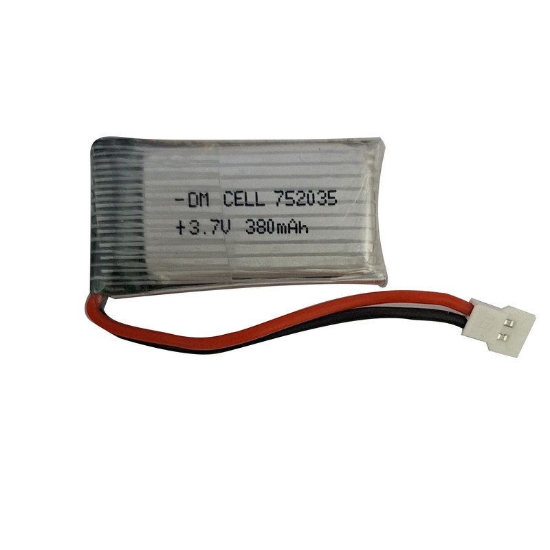 باتری لیتیومی قابل شارژ دی ام سل مدل DM-HP-752035 ظرفیت 380 میلی‌ آمپر ساعت