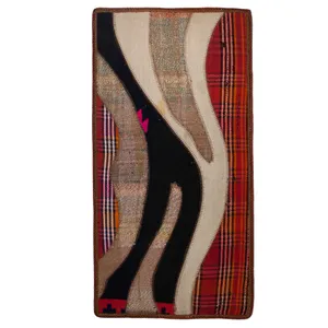 کلاژ گلیم دستبافت نیم متری کد n14103