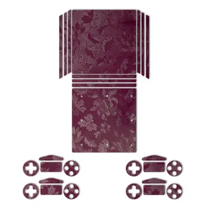 MAHOOT Red Wild-flower Texture Sticker for PS4 Pro