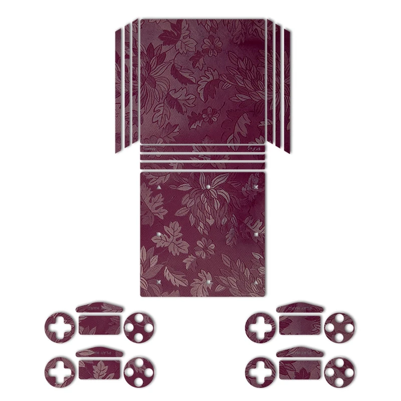 برچسب ماهوت مدلRed Wild-flower Texture مناسب برای کنسول بازیPS4 Pro