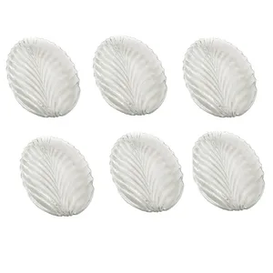 Kaveh Crystal Santa Plate Pack Of 6
