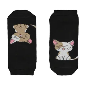 جوراب دخترانه مدل گربه