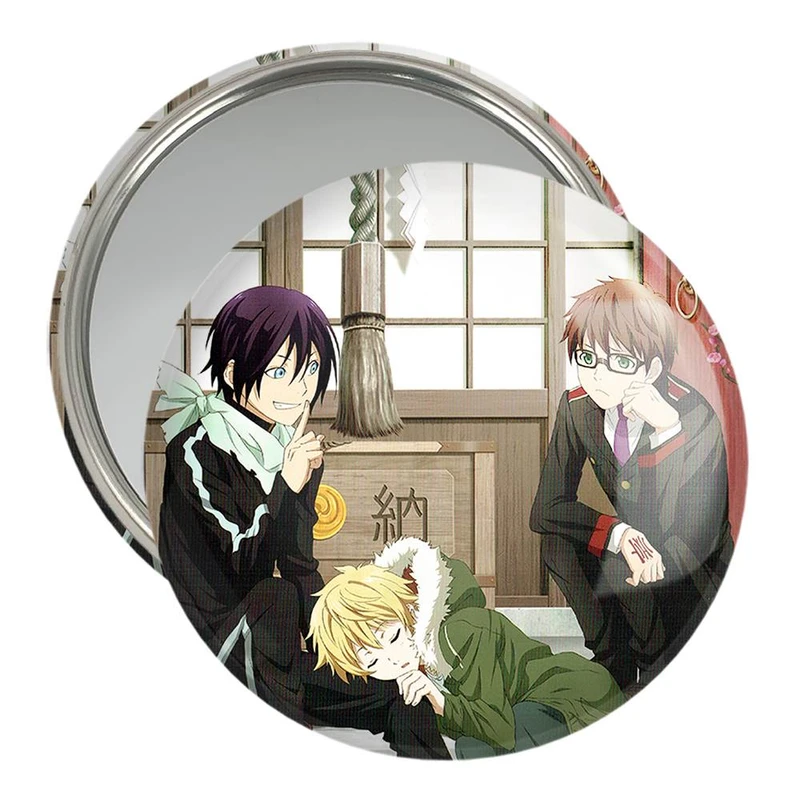 آینه جیبی خندالو مدل اتو و یوکینه و خدمتکار بیشامون انیمه نوراگامی  کد 12708